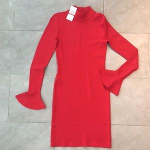 NWT Michael Michael Kors red knit dress